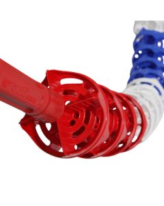 Maximum 6 Inch 25-meter lane to a 75' (1 disconnect segment) & 1 Supertensioner